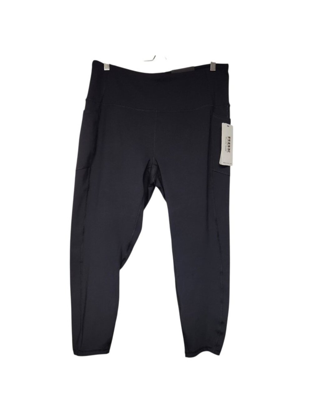 RBX Size 2XTech Flex Leggings Active Compression Ankle Length Pockets Black NWT